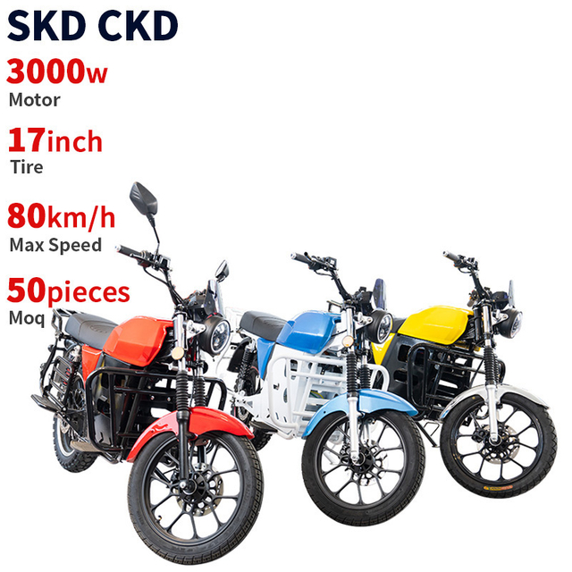 C006 17inch China Manufacturer Classic Electric Motorcycle 3000W 75km/H Fast Speed Electric Motorbike