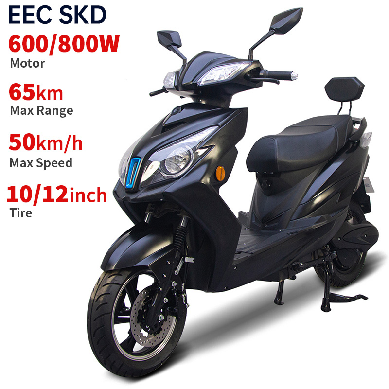 A090 10/12inch 2 Wheel Electric Motorbike 600/800W 50km/H Speed Electric Motorcycle Supplier