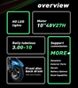 A034 10inch 600/800W 50km/H Speed Electric Moped China Supplier