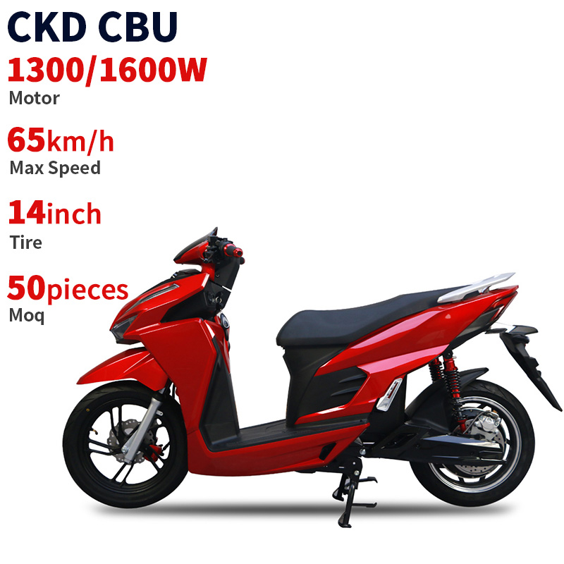 A180A2 14inch 1300/1600W 65km/H Speed Fast Speed Electric Motorcycle
