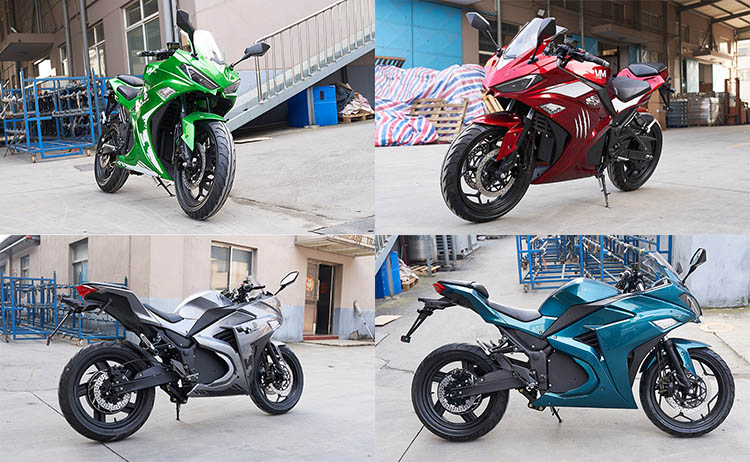 C010D4 17inch Custom Logo Electric Motorcycle 2700W 100km/H Speed Road Legal Electric Motorbike
