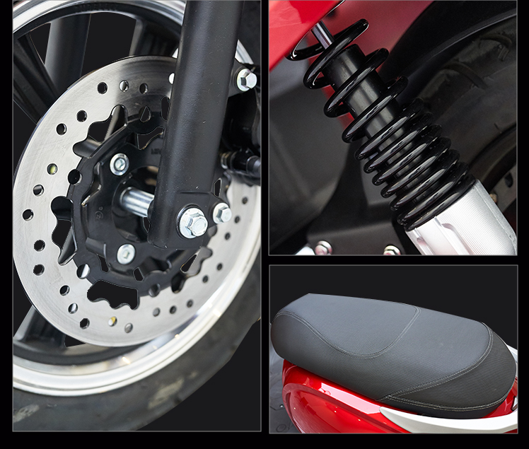 A240 12INCH 1100w/1300w 65km/h Speed Electric Moped Scooter/electric Motorcycle for Adult