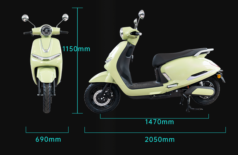 A129 12inch 1100/1300W 60km/H Speed Racing Sport Electric Motorcycle 