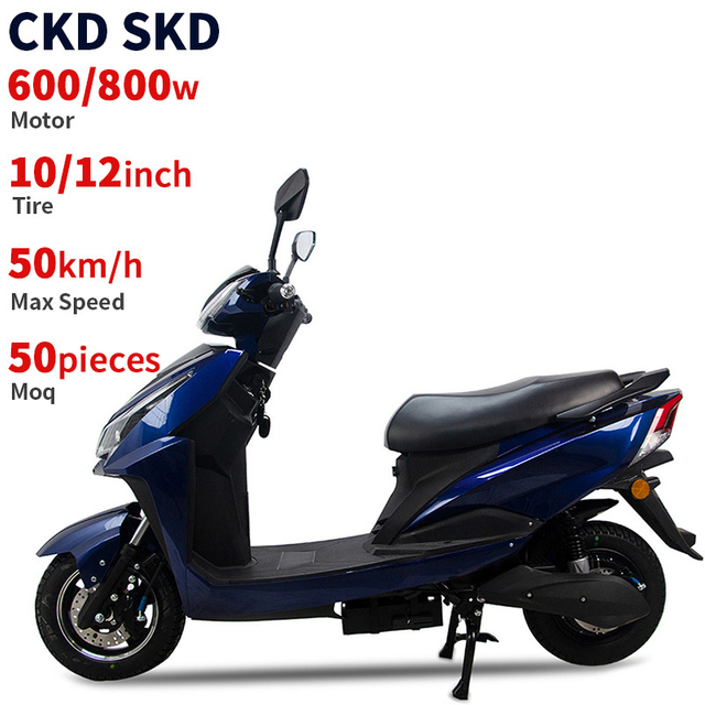 A009 10/12inch 600W/800W 50km/H Speed Electric Moped Wuxi factory
