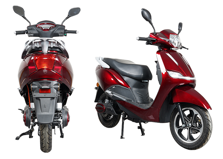 A075 12inch 1200W 55km/H Speed Electric Moped with Pedal Assist