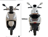 A078 12inch Cool Electric Moped 1100/1300W 65km/H Speed Fast Electric Motorcycle Manufacturer