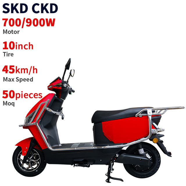 A007 10inch 700/900W 45km/H Speed China Manufacturer CKD/SKD/OEM Electric Motorcycle