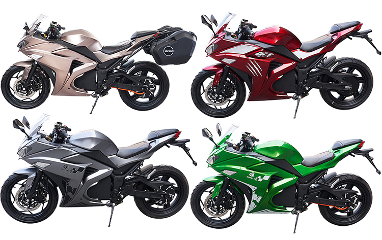 C010D4 17inch Custom Logo Electric Motorcycle 2700W 100km/H Speed Road Legal Electric Motorbike
