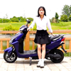 A009 10/12inch 600W/800W 50km/H Speed Electric Moped Wuxi factory