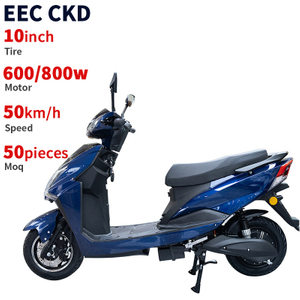 A006 10inch 600/800W 50km/H Speed Wholesale Adult Electric Motorcycles with EEC