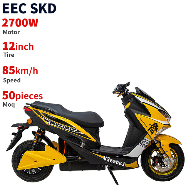 A070 12inch Electric Sports Motorbike 2700W 85km/H Speed Fast Electric Motorcycle Factory