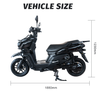A076 12inch Two Wheeler Electric Scooter 2700W 85km/H Speed Electric Motorcycle with best Price