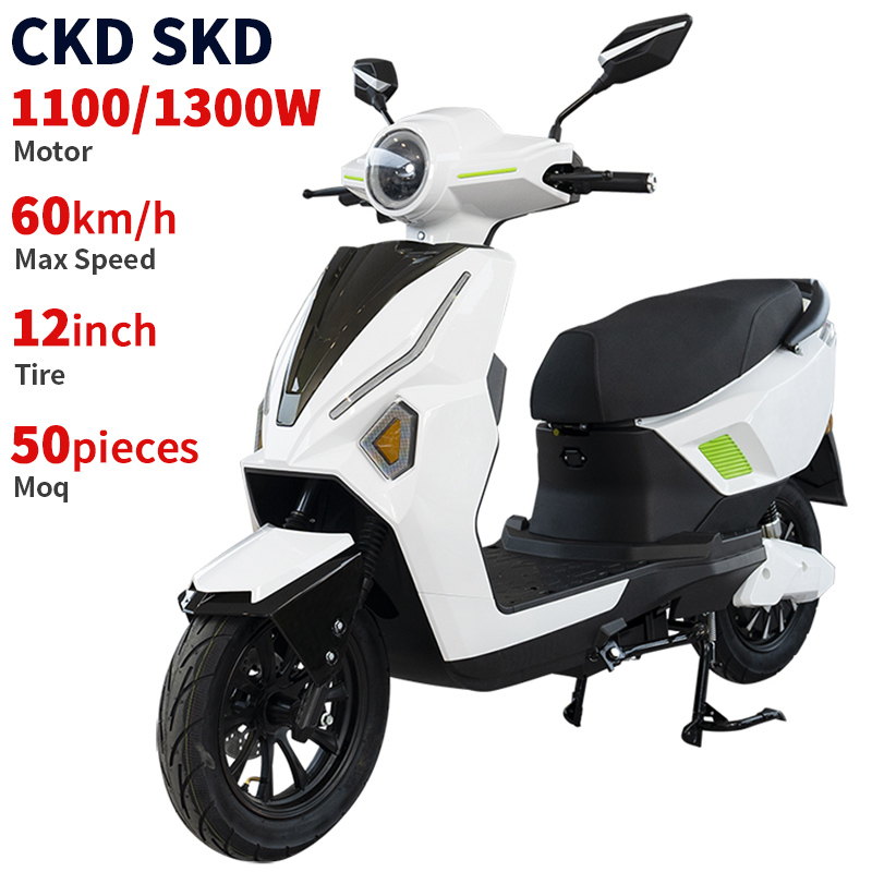 A066 12inch 1100/1300W 60km/H High Speed Electric Motorbike Racing Motorcycle Adult Moped Electric Motorcycle for Sale