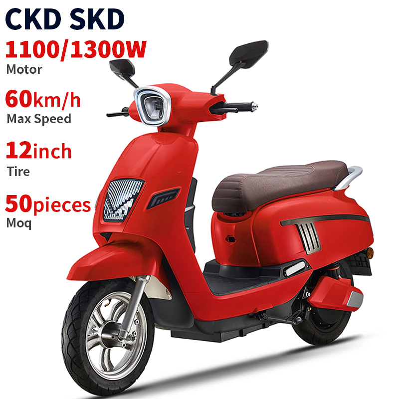 A021 12inch 1100/1300W 60km/H Speed adult Electric Moped factory with Seat