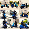 A020 CKD EEC 12inch Electric Motorcycle Scooter Fast Adult Electric Scooter 700/900W 55km/H Speed Electric Motorcycles for Transport