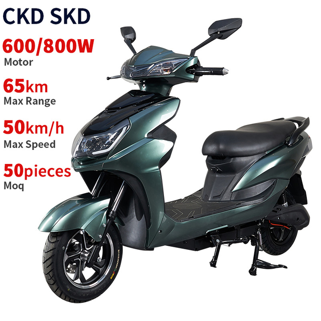 CKD SKD 10/12inch Factory Direct Electric Moped 600/800W 40-50km/h Speed Fast Electric Motorcycle Electric Scooter Wuxi