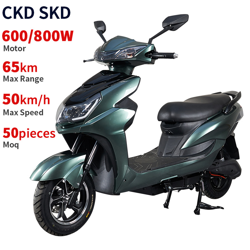CKD SKD 10/12inch Factory Direct Electric Moped 600/800W 40-50km/h Speed Fast Electric Motorcycle Electric Scooter Wuxi